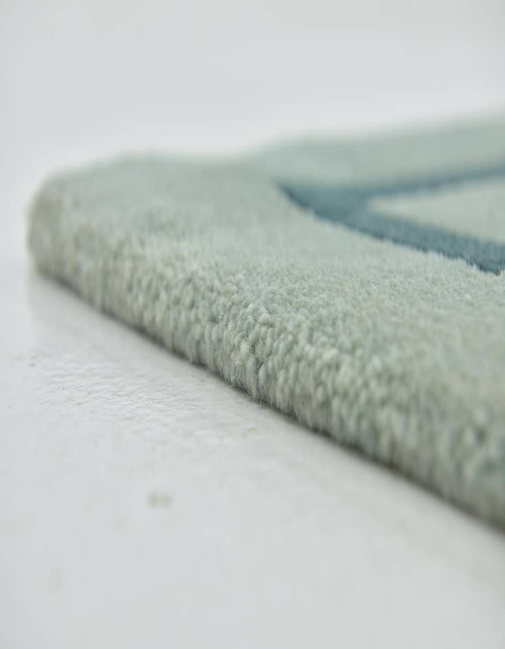 Detail image of  5' 8 x 8'  Hand Knotted Nepal Wool Rug