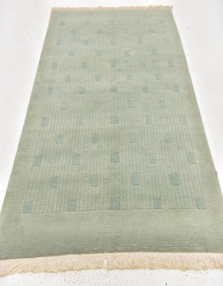 Detail image of  5' x 6' 6  Hand Knotted Nepal Wool Rug