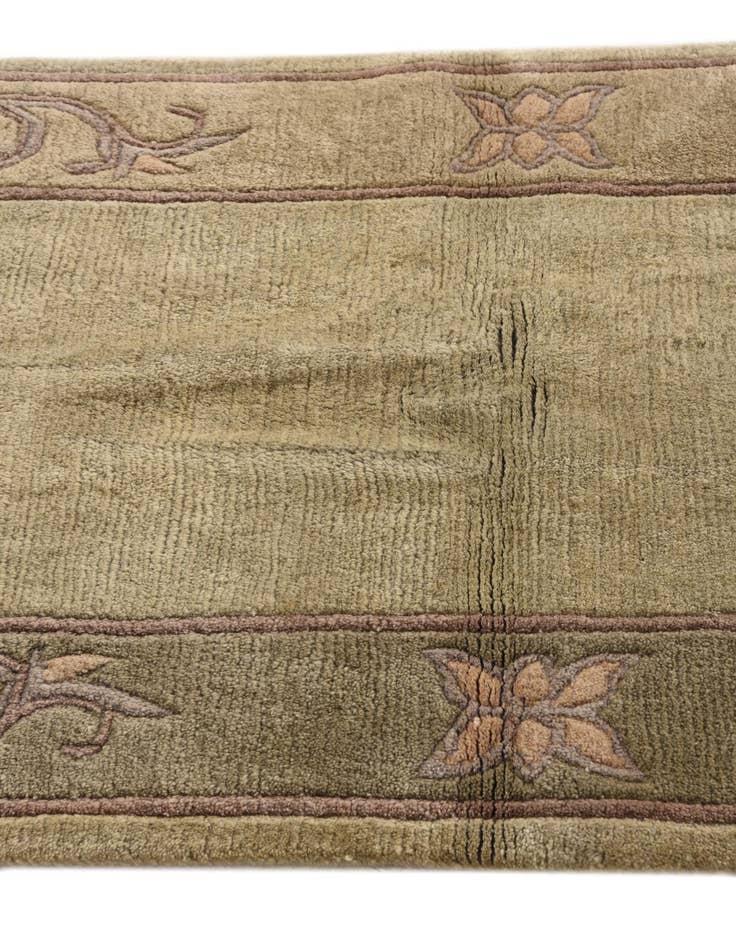 Detail image of  2' 7 x 4' 5  Hand Knotted Nepal Wool Rug