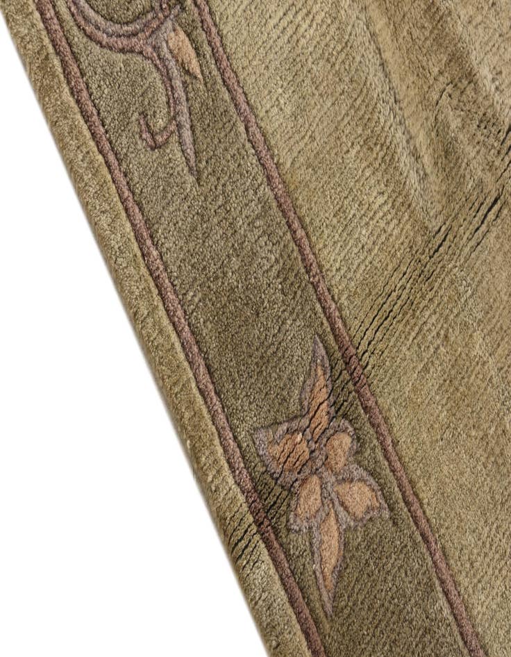 Detail image of  2' 7 x 4' 5  Hand Knotted Nepal Wool Rug