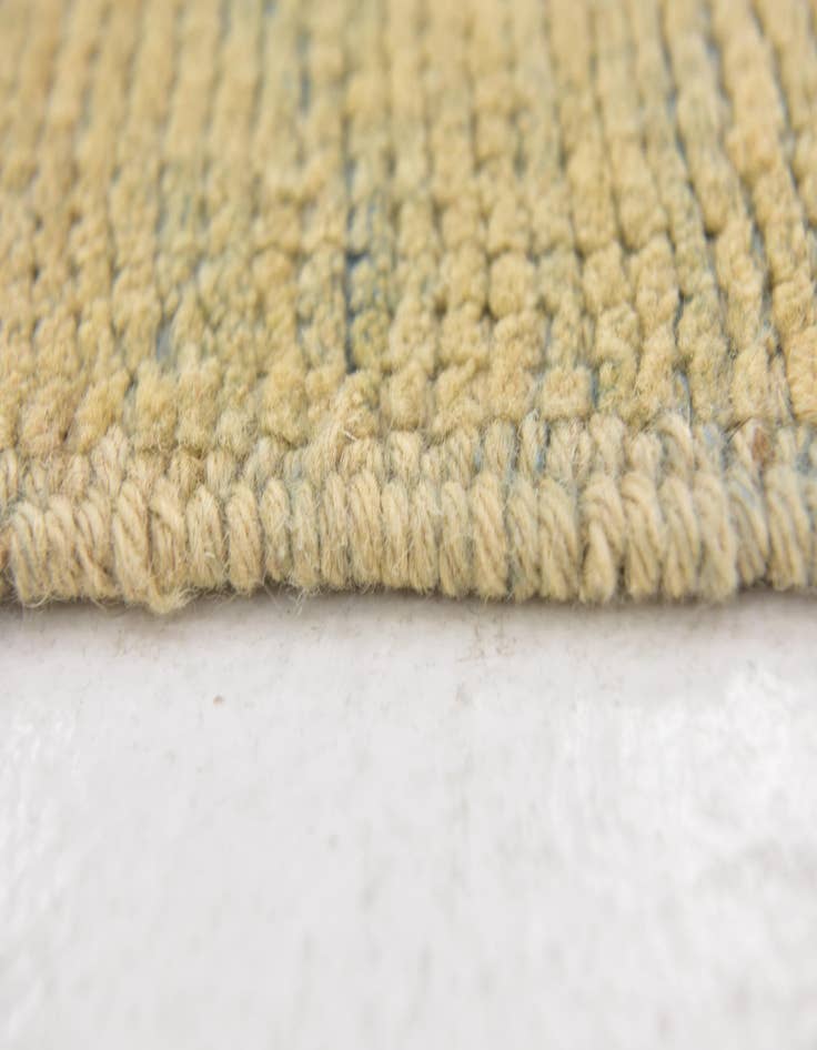 Detail image of  4' 2 x 7' 3  Hand Knotted Oushak Wool Rug