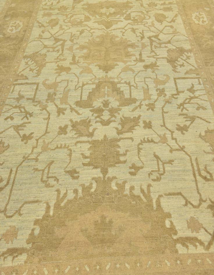 Detail image of  11' x 15' 7  Hand Knotted Oushak Wool Rug