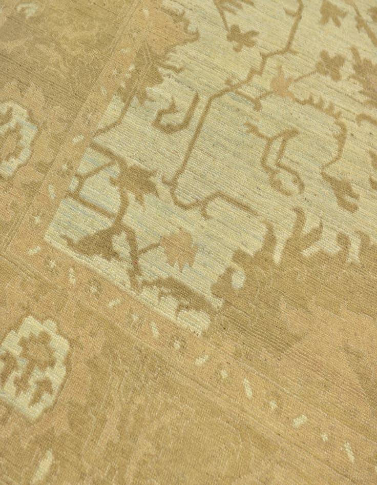 Detail image of  11' x 15' 7  Hand Knotted Oushak Wool Rug