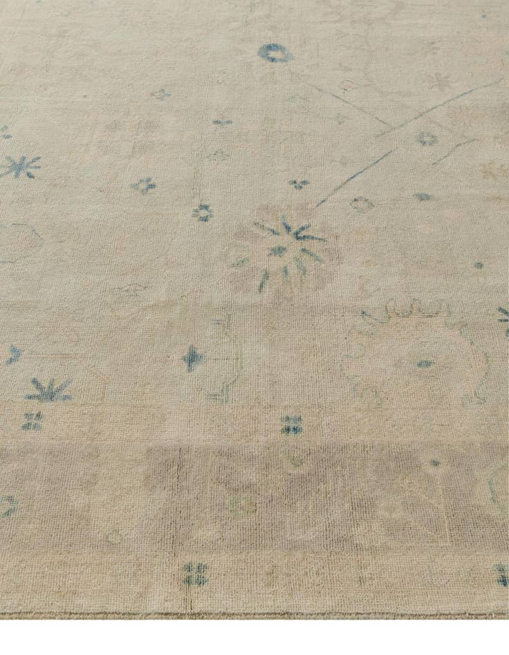 Detail image of 8' x 9' 9 Hand Knotted Oushak Wool Rug