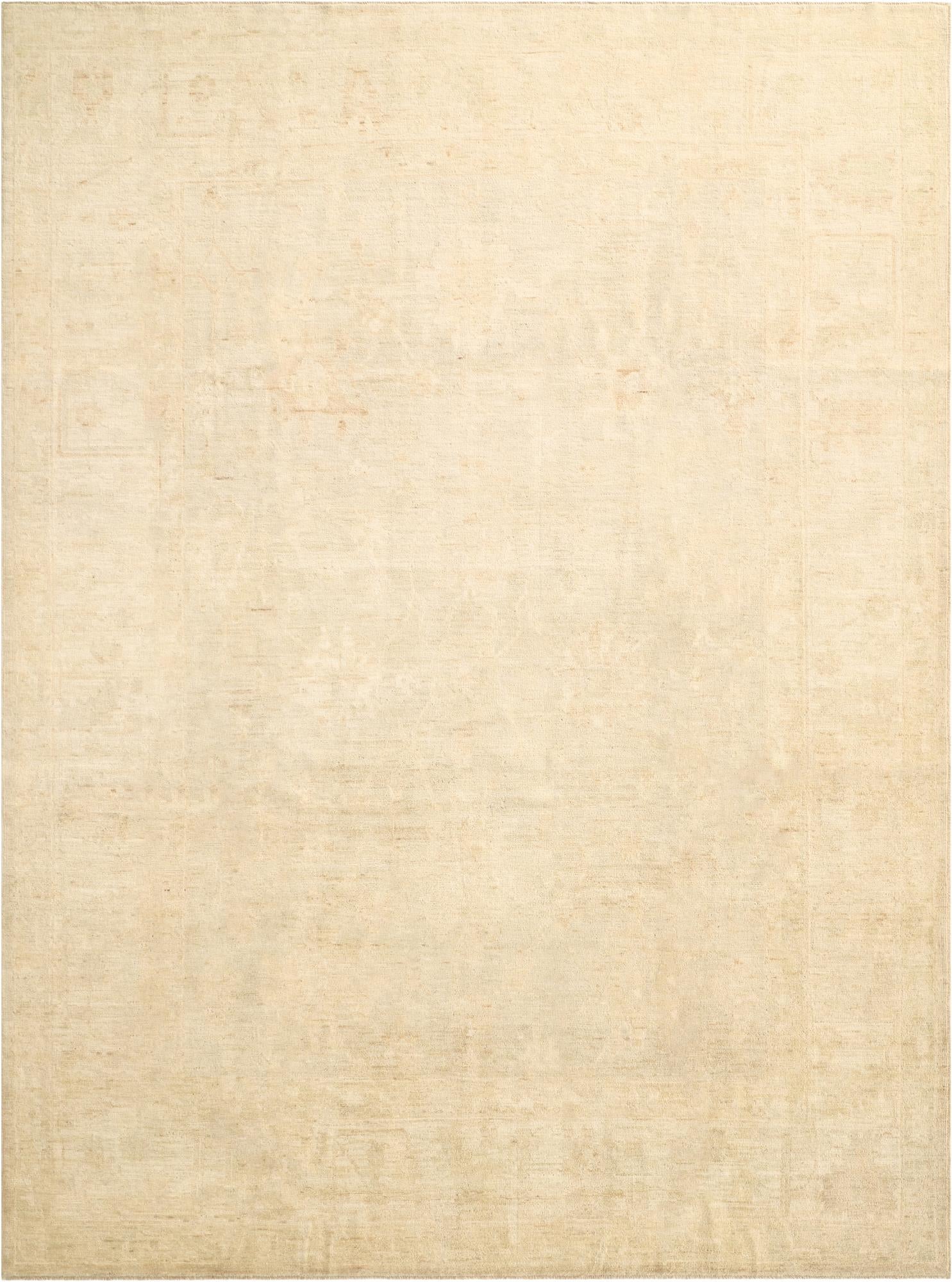 8' 10 x 12' 1 Hand Knotted Oushak Wool Rug