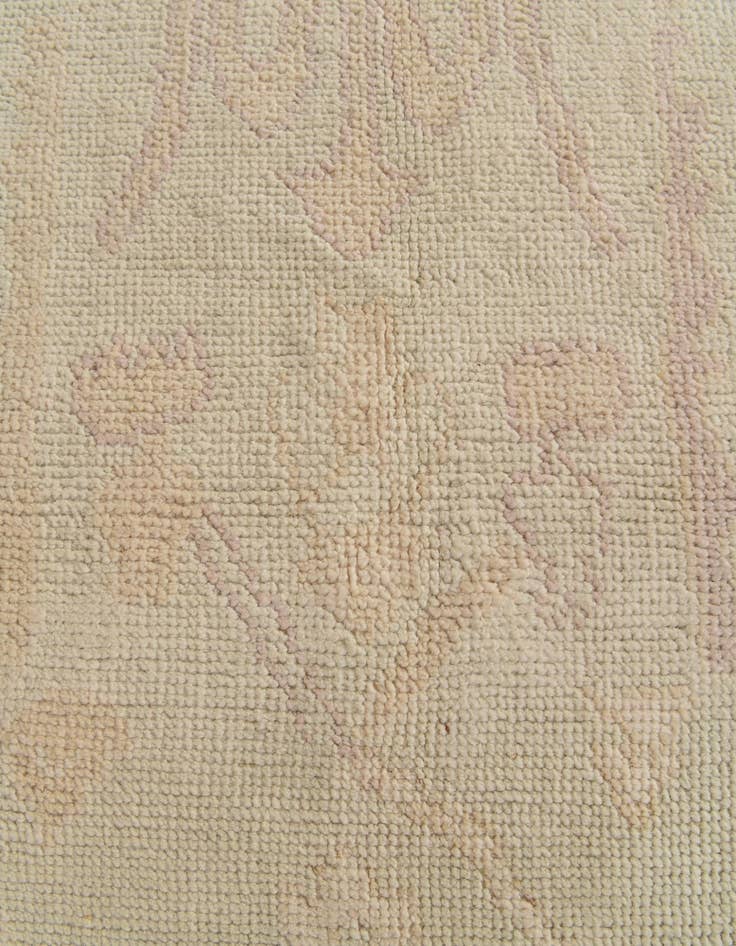 Detail image of  4' 1 x 6' 3  Hand Knotted Oushak Wool Rug