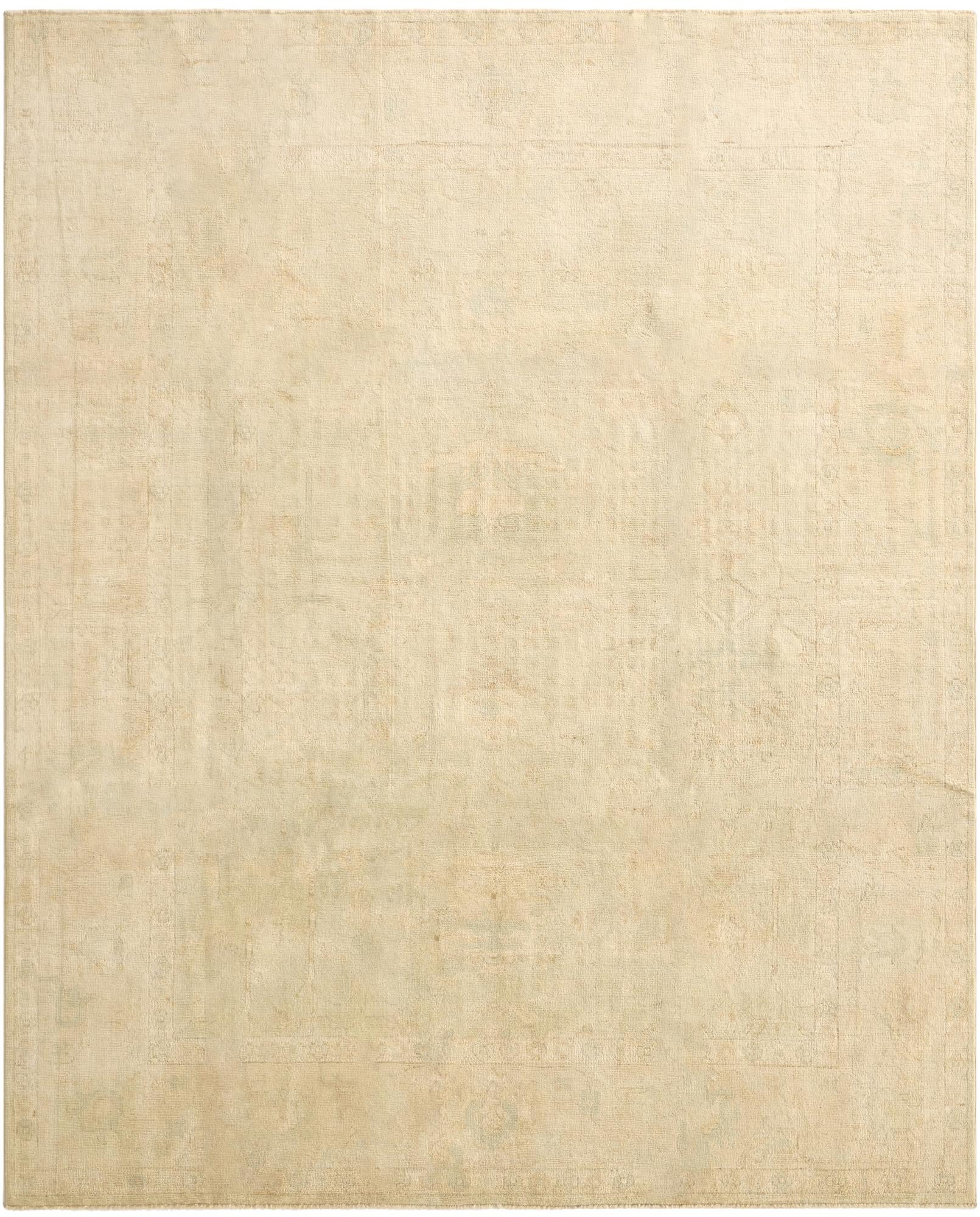 8' x 9' 11 Hand Knotted Oushak Wool Rug