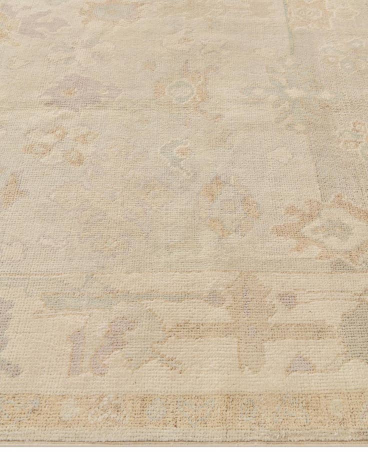 Detail image of  5' 3 x 7' 7  Hand Knotted Oushak Wool Rug