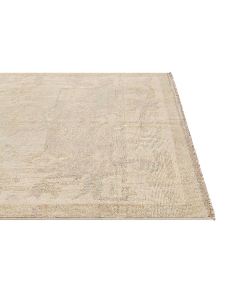 Detail image of  5' 3 x 7' 7  Hand Knotted Oushak Wool Rug