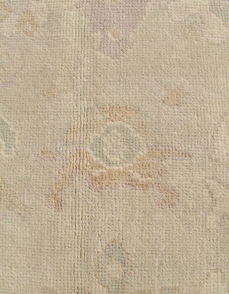 Detail image of  5' 3 x 7' 7  Hand Knotted Oushak Wool Rug