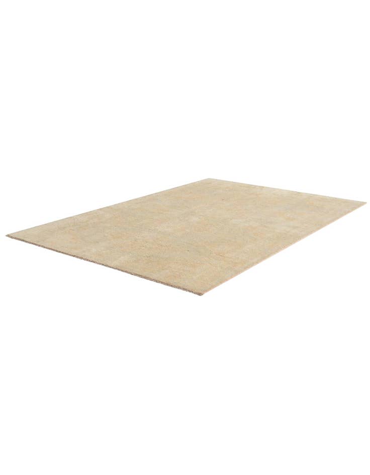 Detail image of  4' 2 x 6' 2  Hand Knotted Oushak Wool Rug