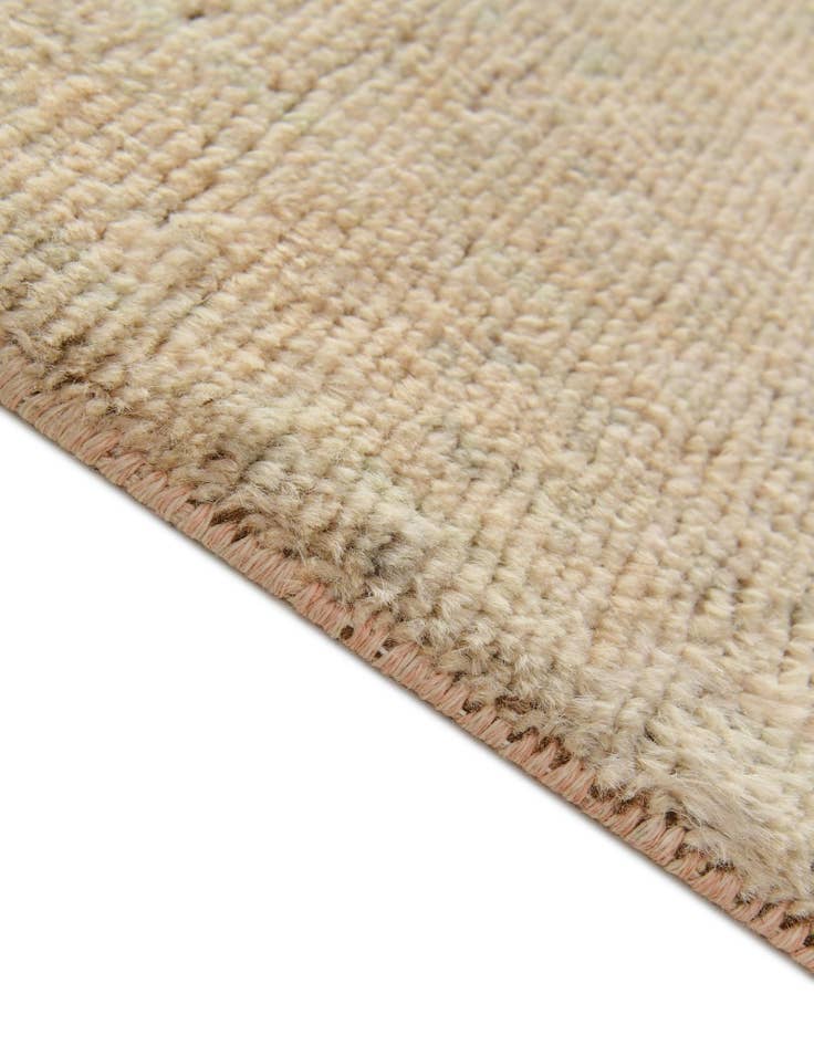 Detail image of  4' 2 x 6' 2  Hand Knotted Oushak Wool Rug