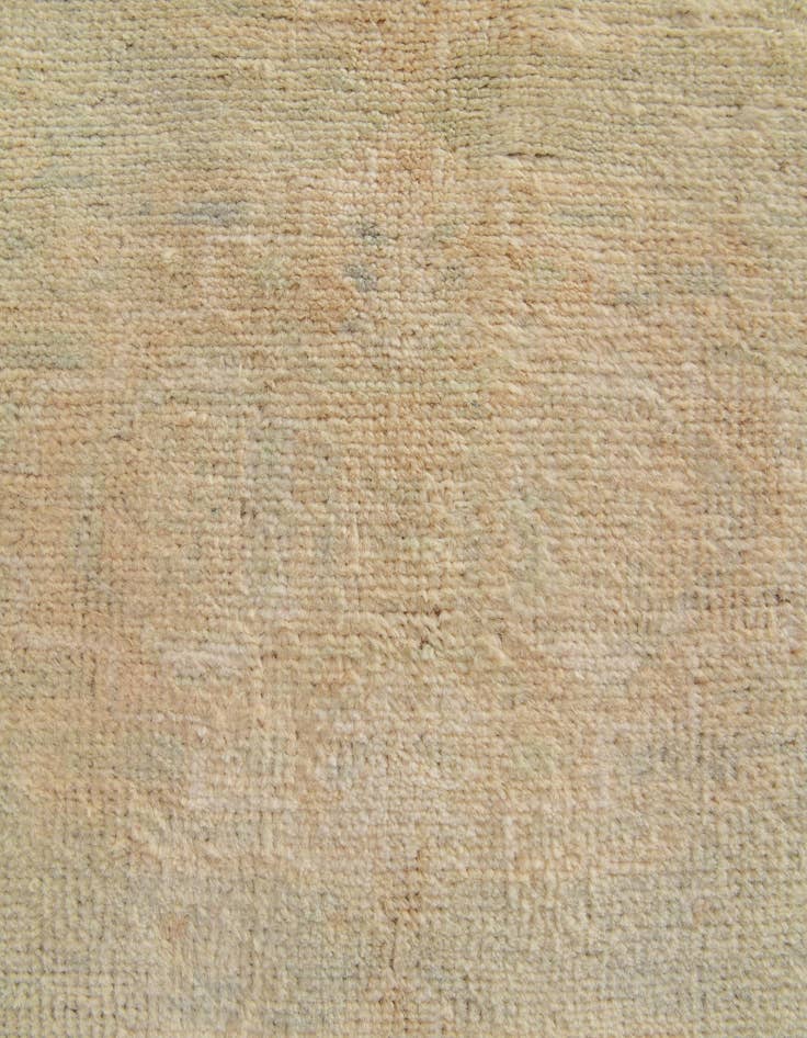 Detail image of  4' 2 x 6' 2  Hand Knotted Oushak Wool Rug