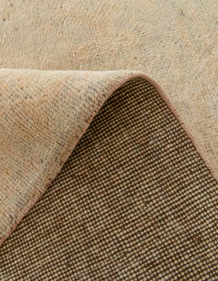 Detail image of  4' 2 x 6' 2  Hand Knotted Oushak Wool Rug