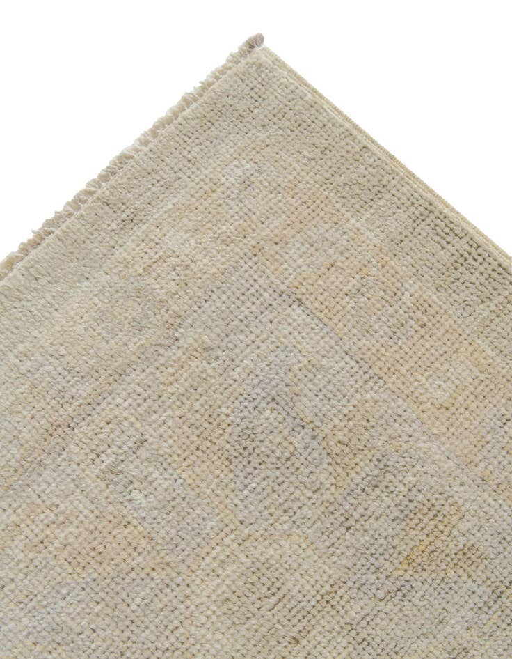 Detail image of 8' 1 x 9' 7 Hand Knotted Oushak Wool Rug