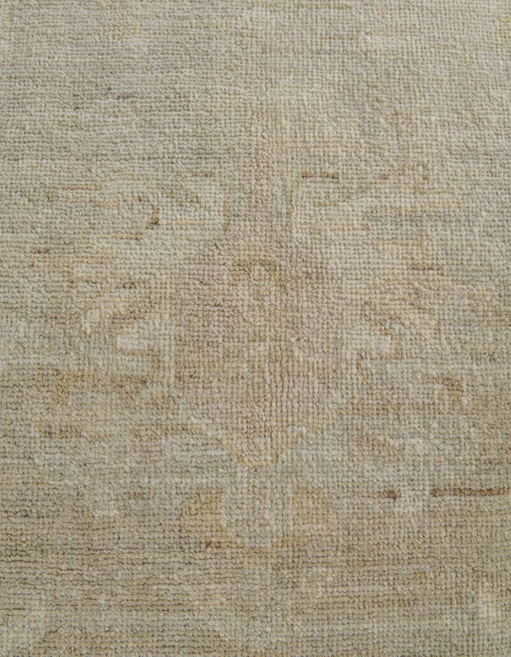 Detail image of 8' 1 x 9' 7 Hand Knotted Oushak Wool Rug