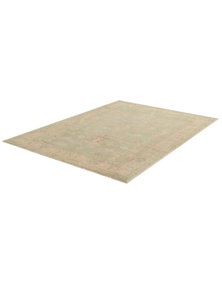 Detail image of  4' 1 x 5' 9  Hand Knotted Oushak Wool Rug