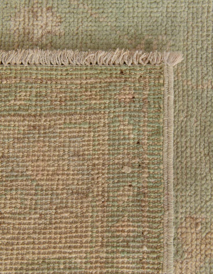 Detail image of  4' 1 x 5' 9  Hand Knotted Oushak Wool Rug