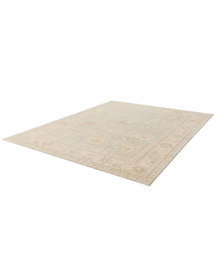 Detail image of 8' x 9' 3 Hand Knotted Oushak Wool Rug