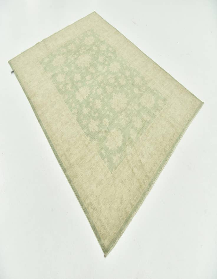 Detail image of 5' 7 x 7' 7 Hand Knotted Peshawar Ziegler Rug