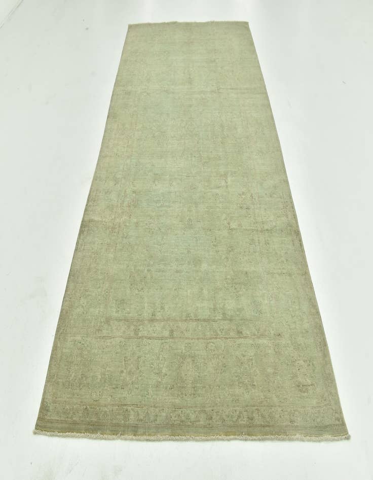 Detail image of  5' 11 x 10' 11  Hand Knotted Peshawar Ziegler Rug