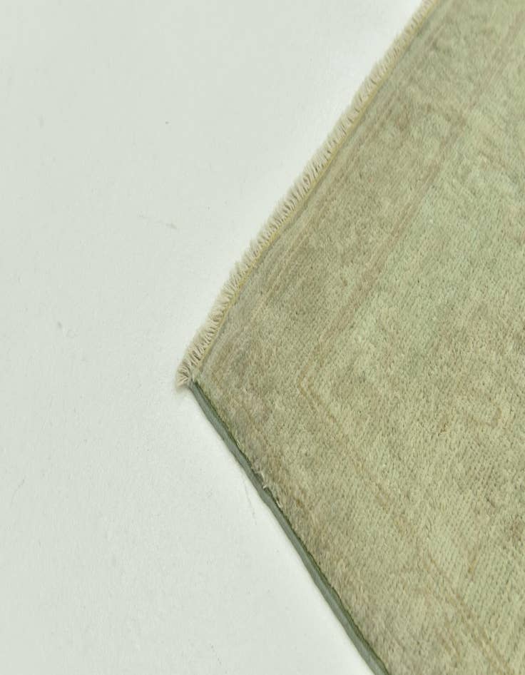 Detail image of  5' 11 x 10' 11  Hand Knotted Peshawar Ziegler Rug