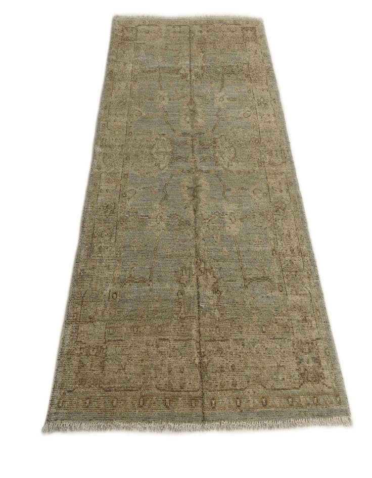 Detail image of  3' 10 x 6' 3  Hand Knotted Peshawar Ziegler Rug