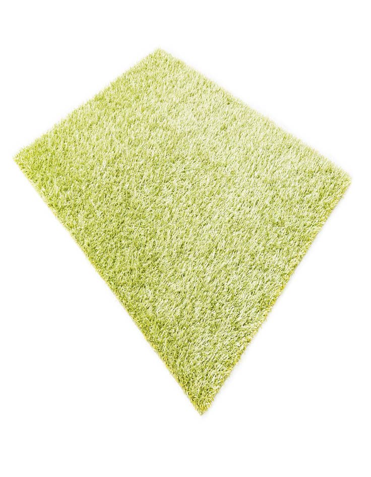 Detail image of  5' x 6' 6  Hand Knotted Solid Shag Rug