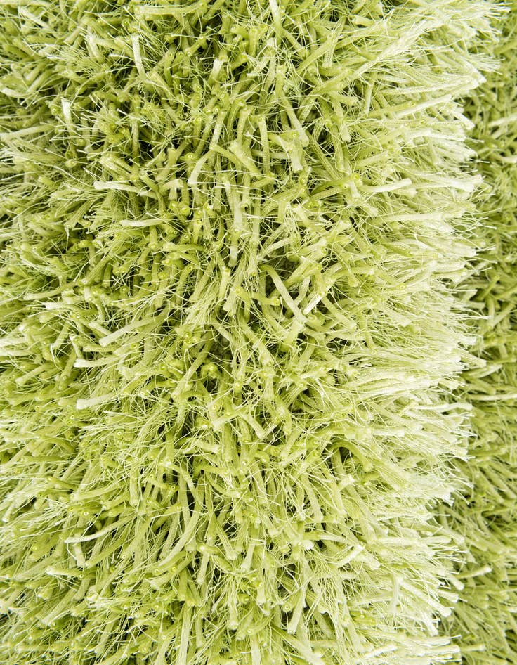 Detail image of  5' x 6' 6  Hand Knotted Solid Shag Rug