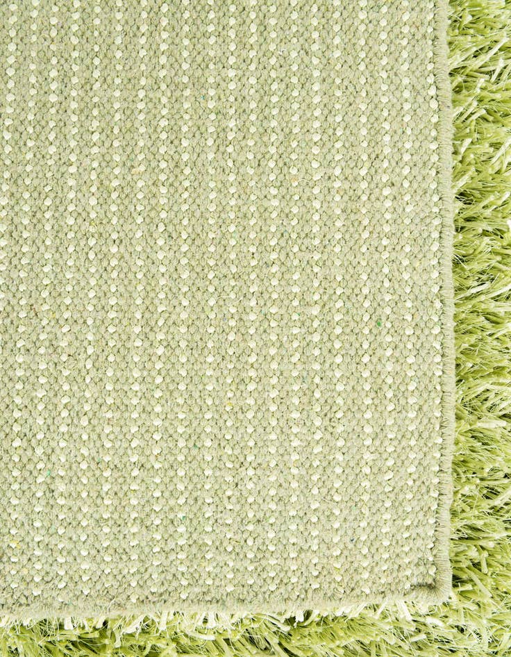 Detail image of  5' x 6' 6  Hand Knotted Solid Shag Rug