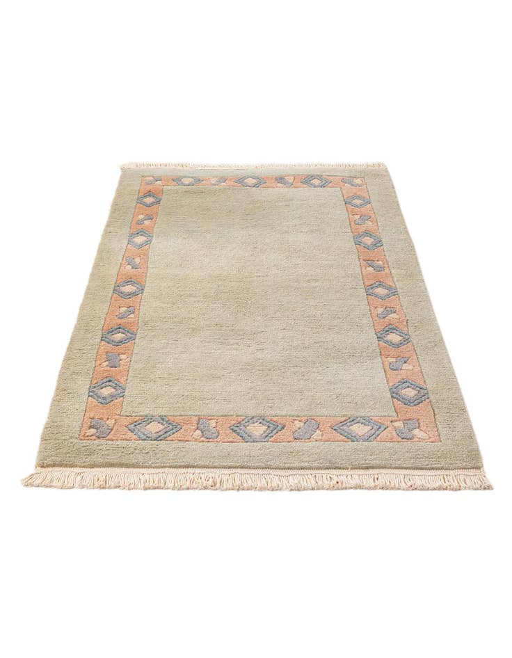 Detail image of  2' 6 x 4' 4  Hand Knotted Tibet Wool Rug