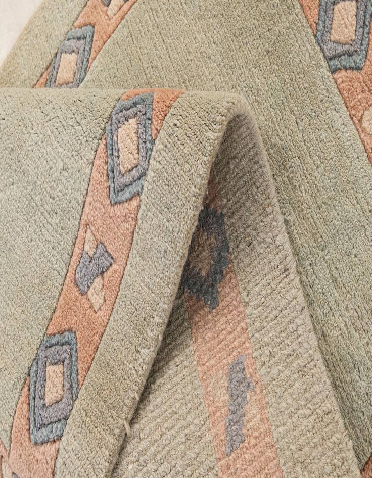 Detail image of  2' 6 x 4' 4  Hand Knotted Tibet Wool Rug