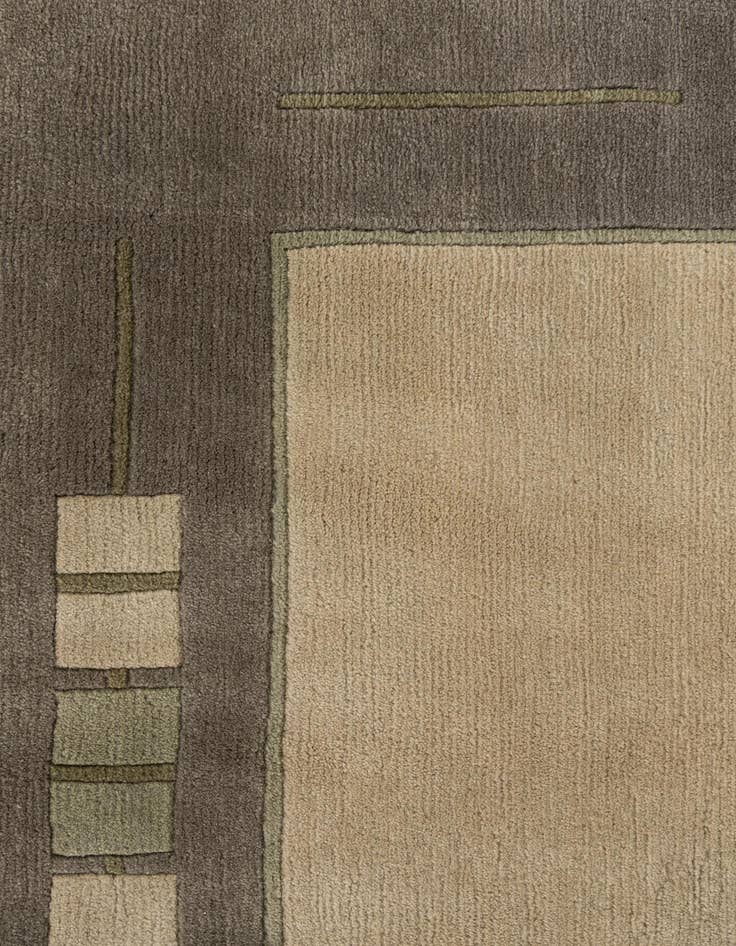 Detail image of  6' 7 x 8' 2  Hand Knotted Tibet Wool Rug