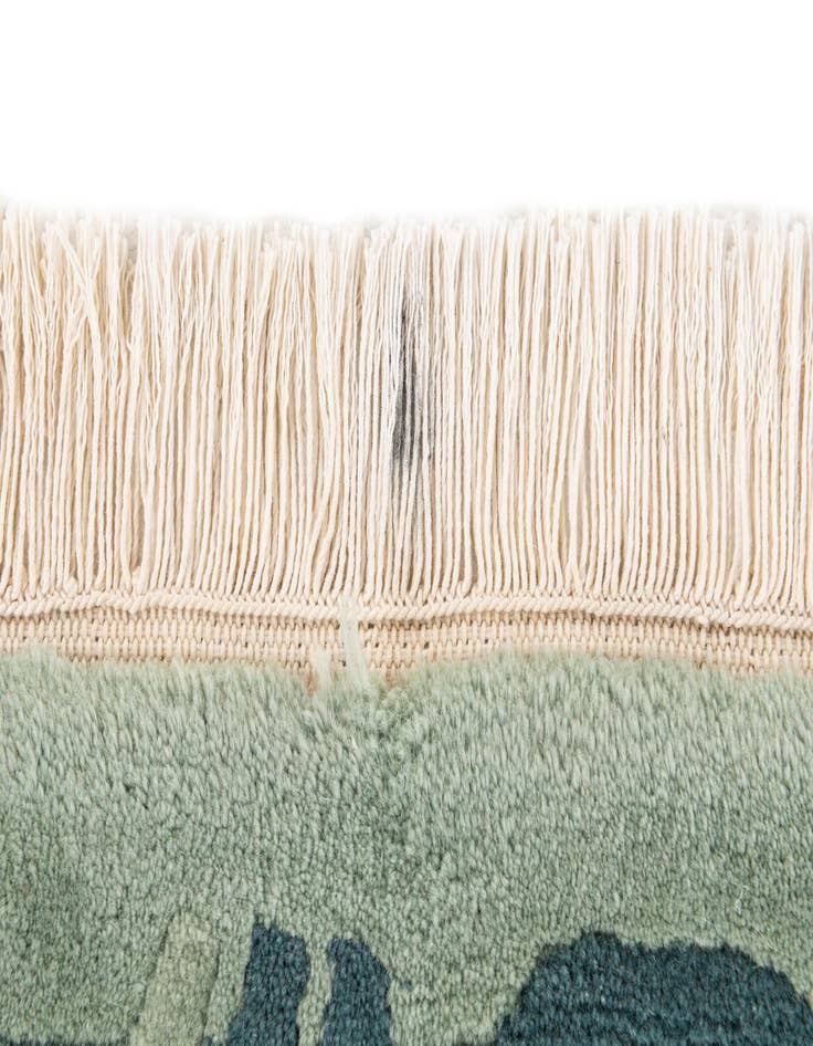 Detail image of  5' 5 x 7' 6  Hand Knotted Tibet Wool Rug