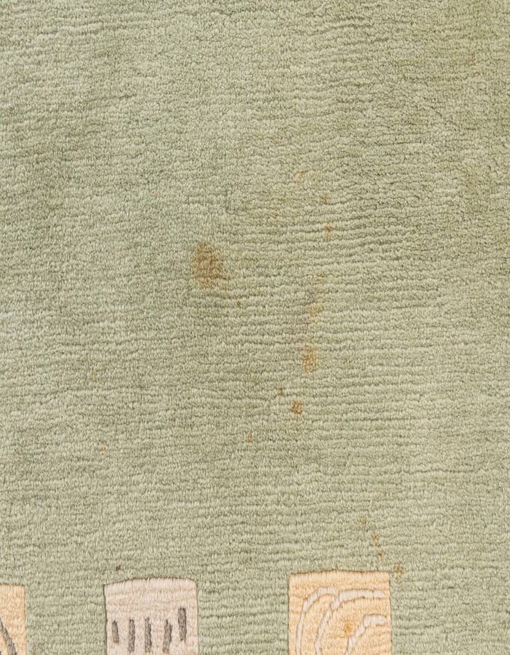 Detail image of  5' 9 x 7' 9  Hand Knotted Tibet Wool Rug