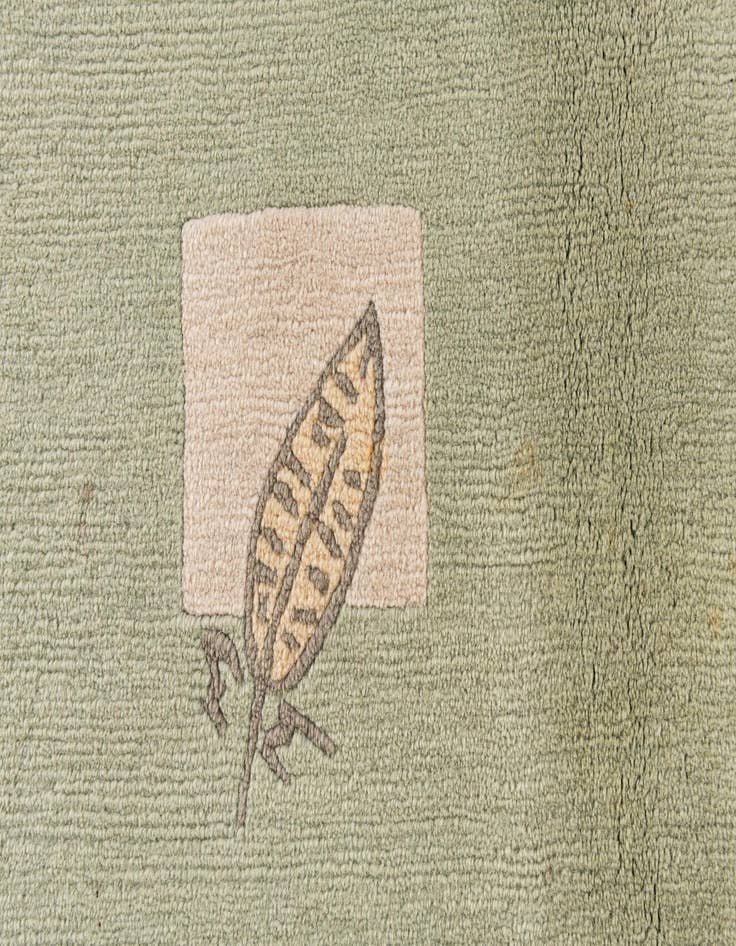 Detail image of  5' 9 x 7' 9  Hand Knotted Tibet Wool Rug