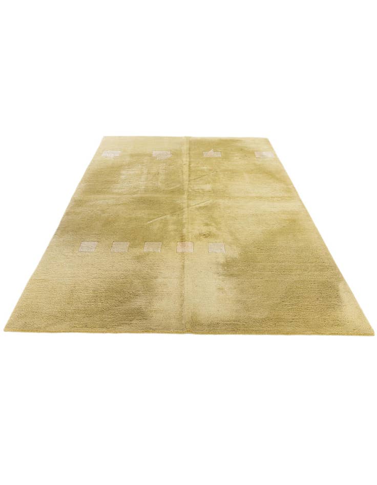 Detail image of  5' 8 x 7' 10  Hand Knotted Tibet Wool Rug