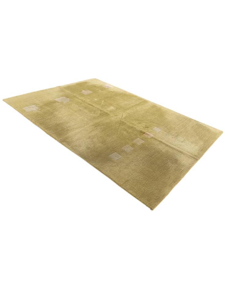 Detail image of  5' 8 x 7' 10  Hand Knotted Tibet Wool Rug