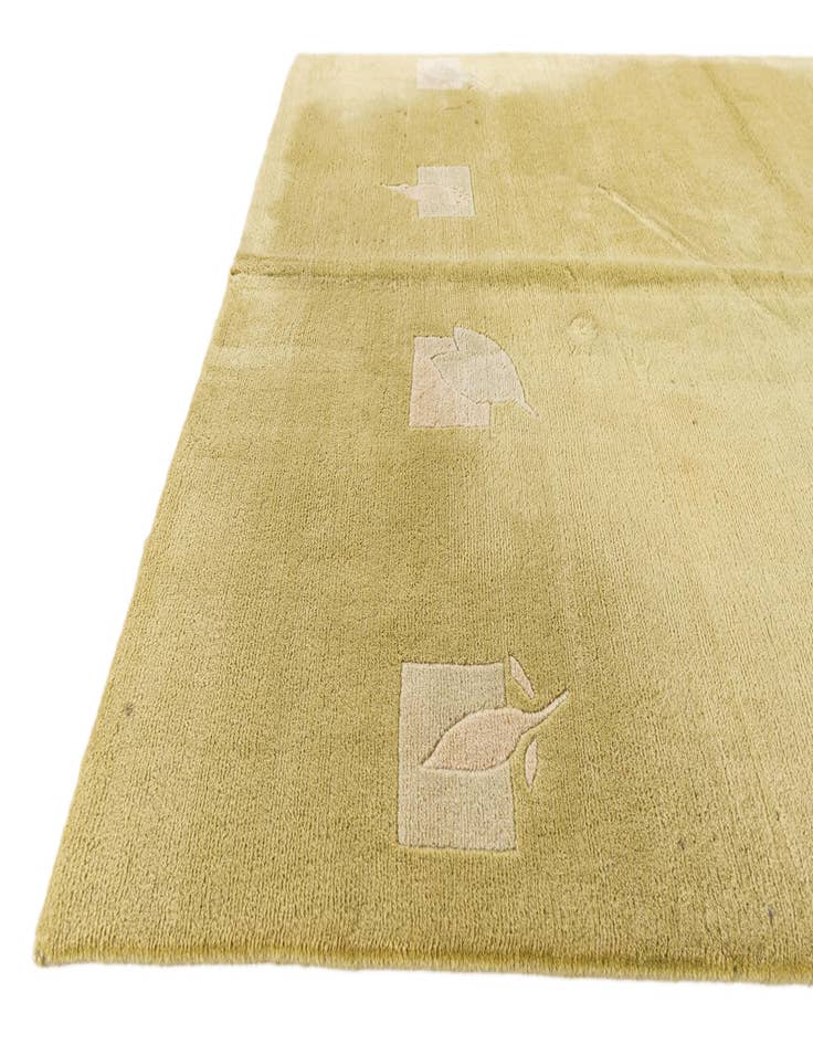 Detail image of  5' 8 x 7' 10  Hand Knotted Tibet Wool Rug