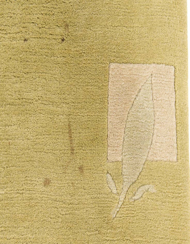 Detail image of  5' 8 x 7' 10  Hand Knotted Tibet Wool Rug