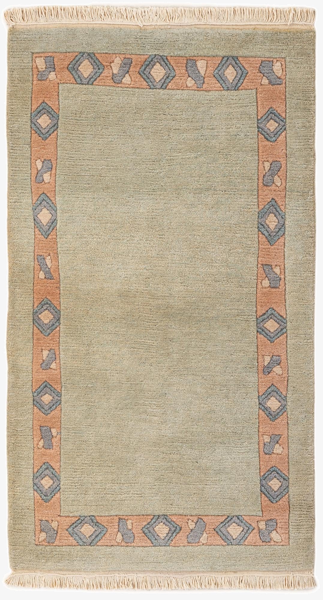  2' 6 x 4' 4  Hand Knotted Tibet Wool Rug