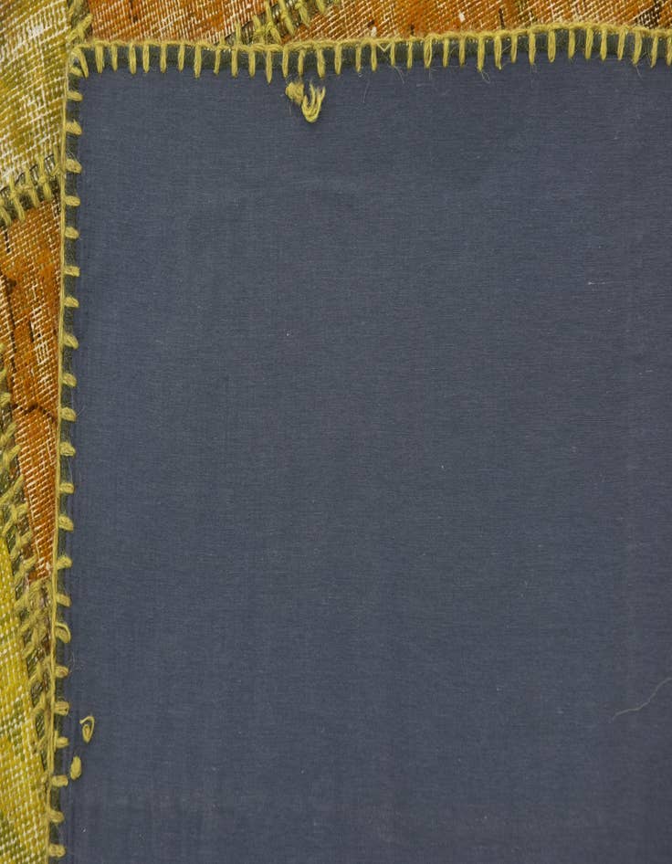 Detail image of  6' 10 x 10'  Hand Knotted Ultra Vintage Persian Wool Rug