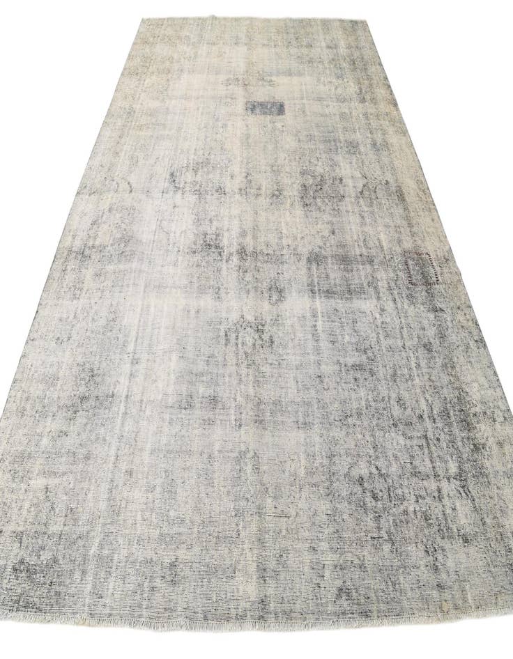 Detail image of  8' 6 x 12'  Hand Knotted Ultra Vintage Persian Wool Rug