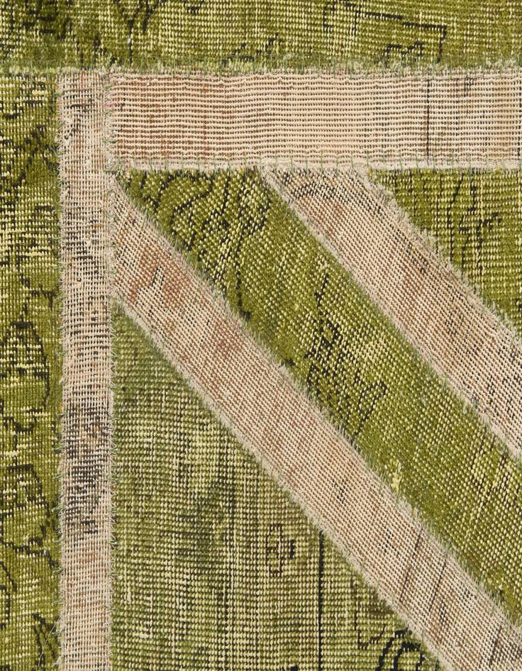 Detail image of  4' x 5' 10  Hand Knotted Ultra Vintage Persian Wool Rug