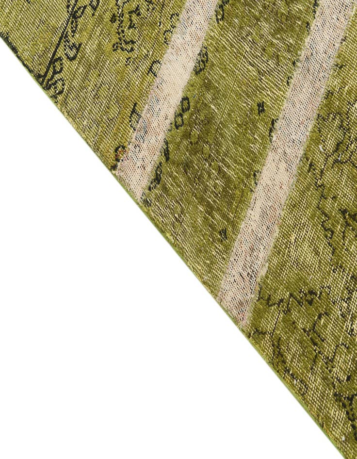 Detail image of  5' x 6' 5  Hand Knotted Ultra Vintage Persian Wool Rug