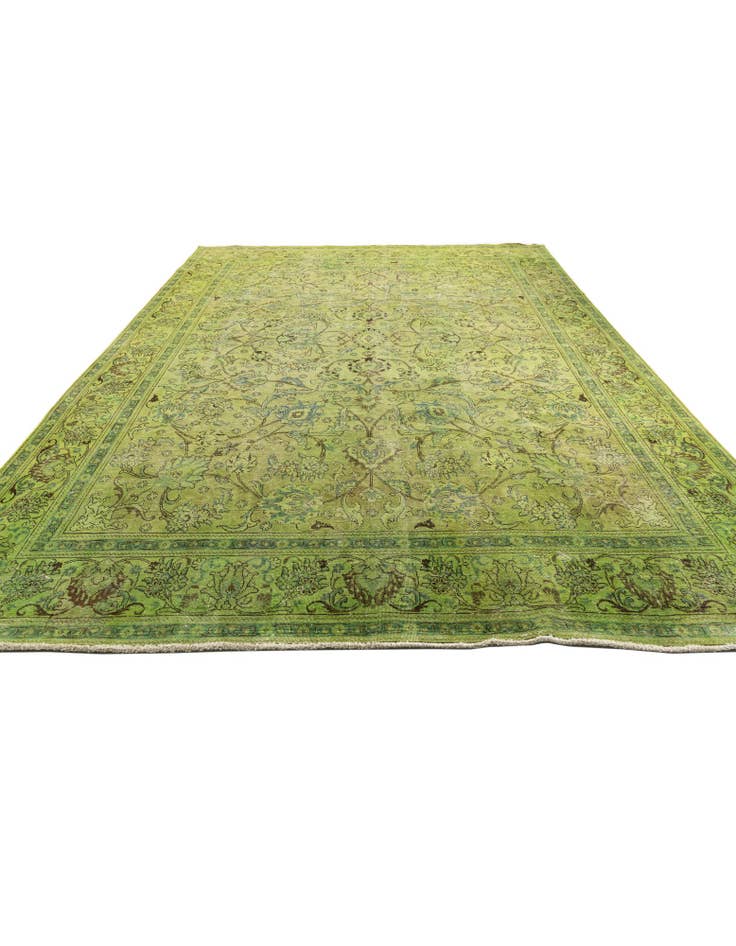 Detail image of  9' 9 x 13'  Hand Knotted Ultra Vintage Wool Rug