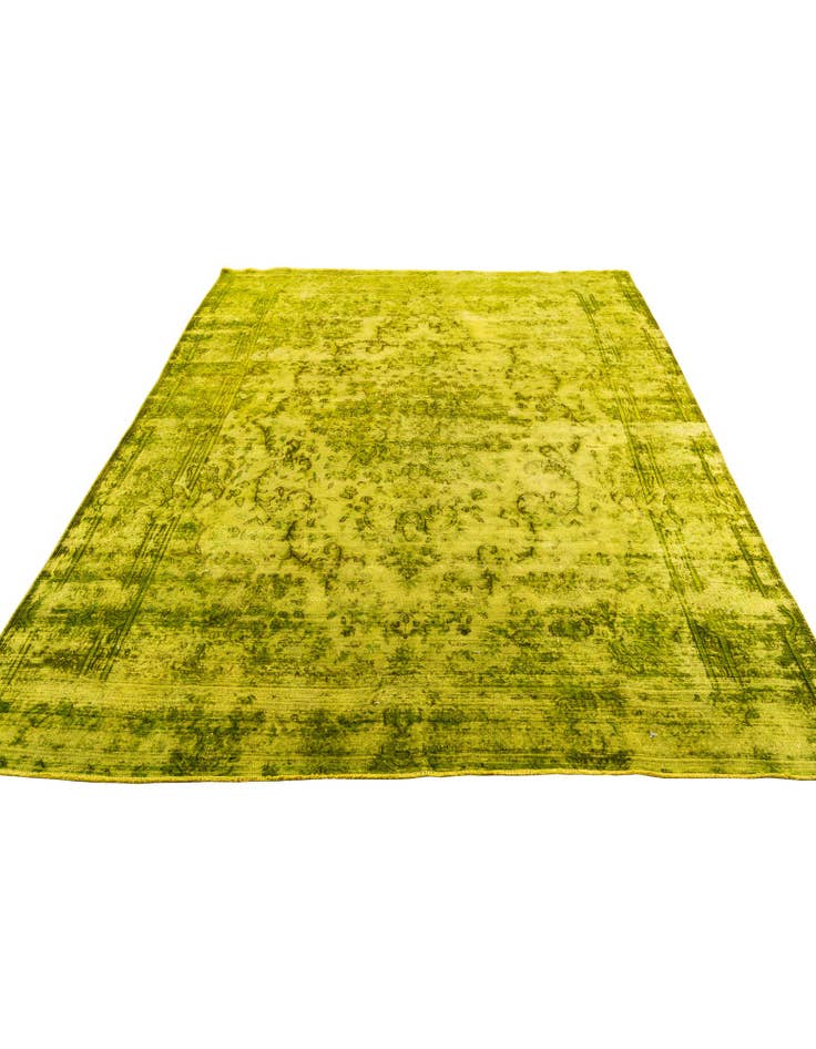 Detail image of  7' 8 x 10' 8  Hand Knotted Ultra Vintage Persian Wool Rug