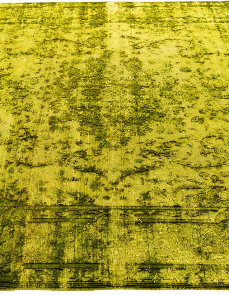 Detail image of  7' 8 x 10' 8  Hand Knotted Ultra Vintage Persian Wool Rug