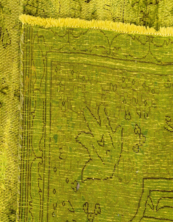 Detail image of  7' 8 x 10' 8  Hand Knotted Ultra Vintage Persian Wool Rug