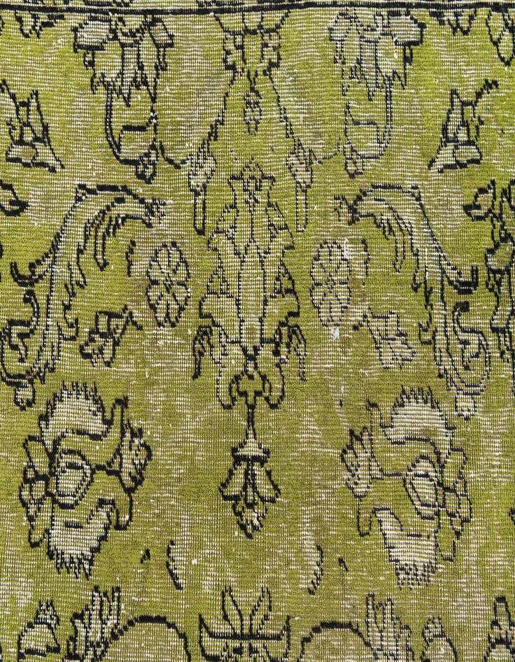 Detail image of  9' 6 x 12' 4  Hand Knotted Ultra Vintage Persian Wool Rug